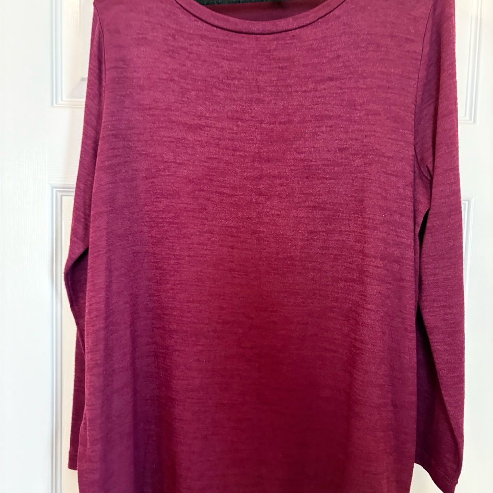 Banana Republic Burgundy Tunic Top